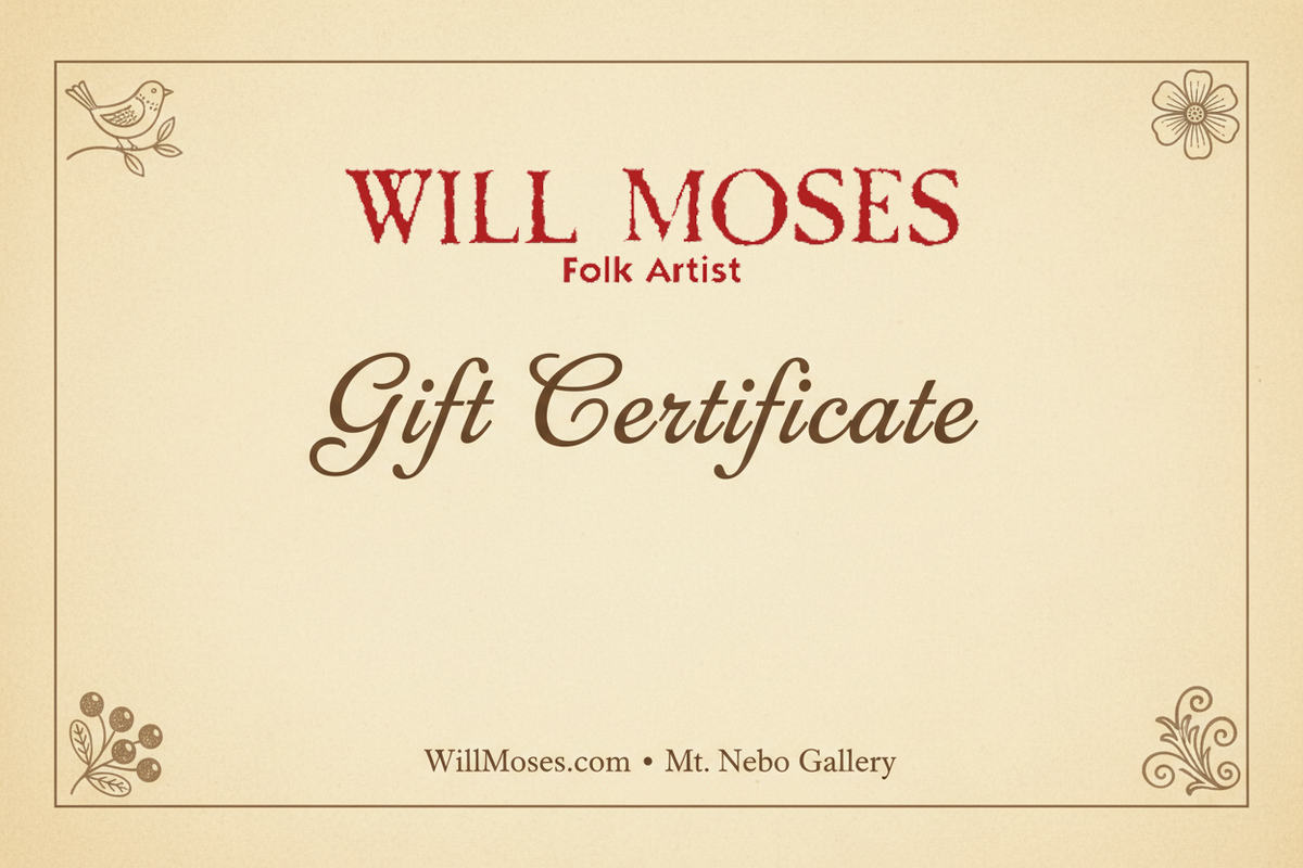 WillMoses.com Gift Certificate