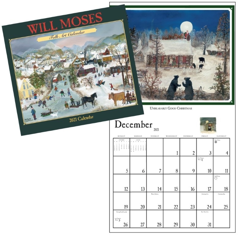 nebo calendar 2021 The Art Of Will Moses Will Moses 12 Month Calendar nebo calendar 2021