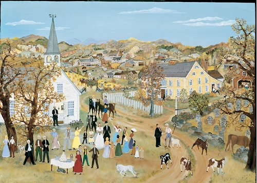 Wedding In The Hills -  Serigraph