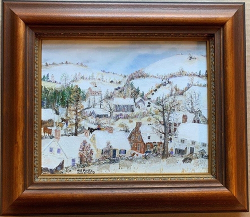 Snowy Glen - Will Moses Original Oil Painting